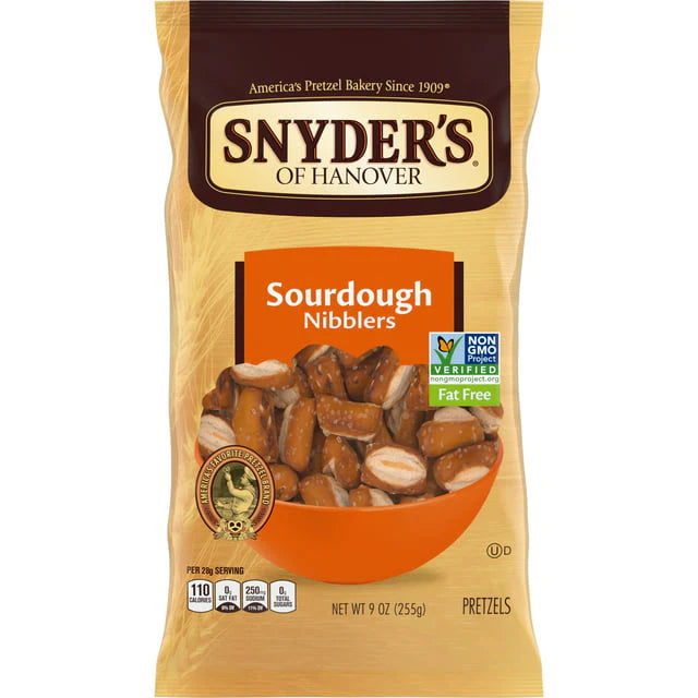 Snyder's of Hanover Sourdough Nibblers (12 x 255g) JDM Distributors Ltd