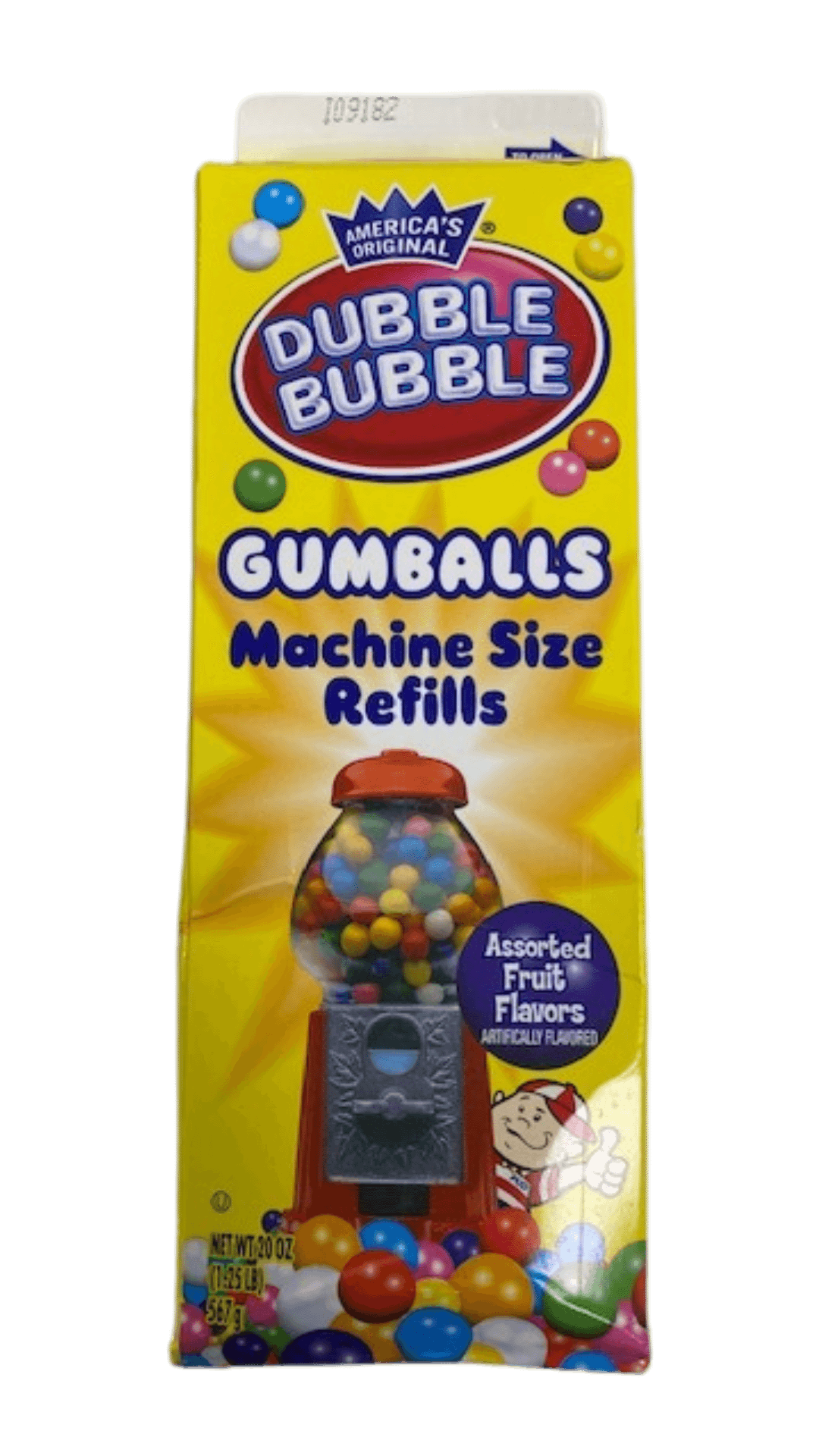 Dubble Bubble Gumballs Machine Size Refills - 3.3 LB Bulk Bag