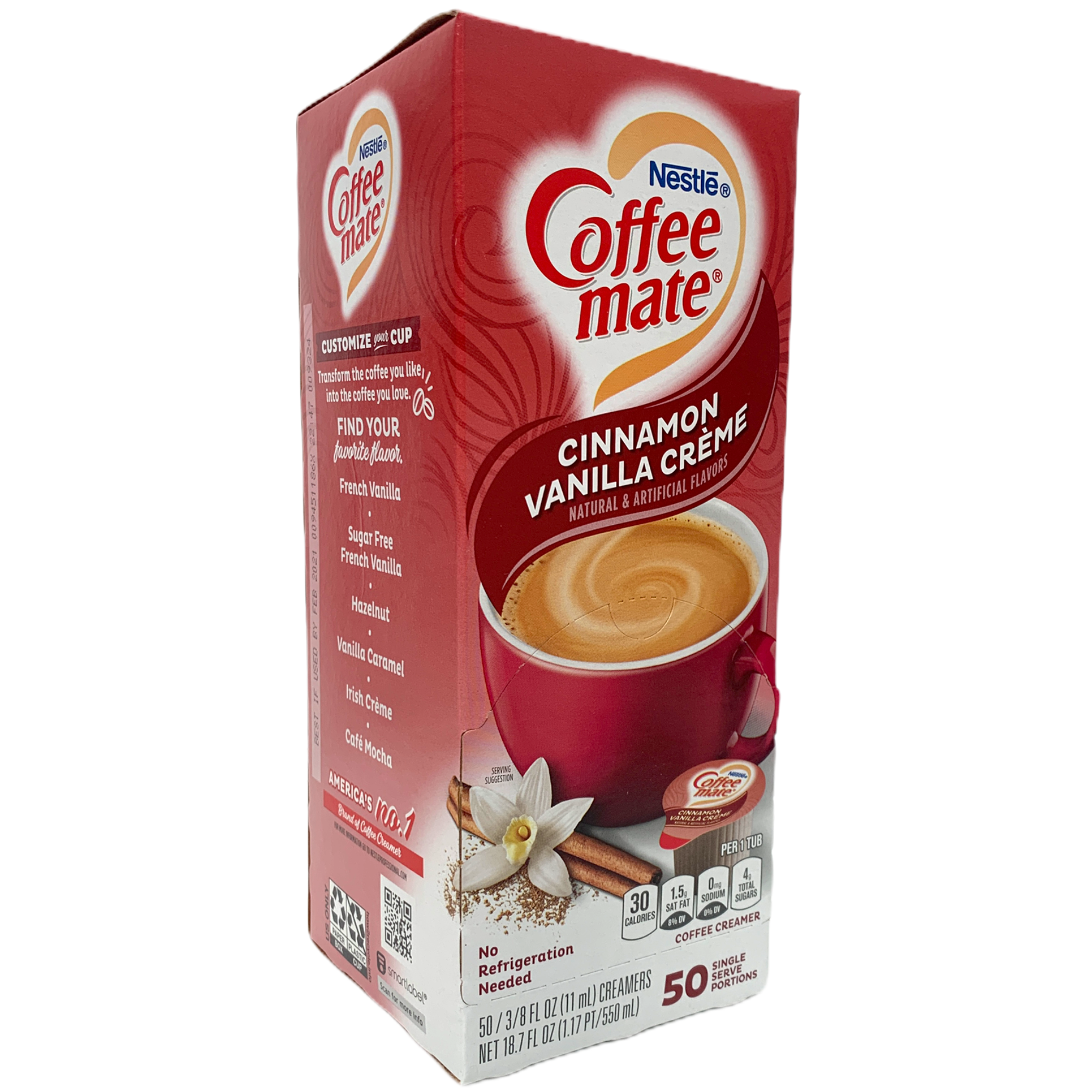 Powder Coffee Creamer, Sugar Free, French Vanilla, 10.2 oz (289.1 g)