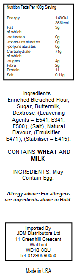 Pearl Millings Company Buttermilk Pancake & Waffle Mix (12 x 905g)