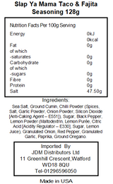 Walker & Sons Slap Ya Mama Taco & Fajita Seasoning (6 x 141g)