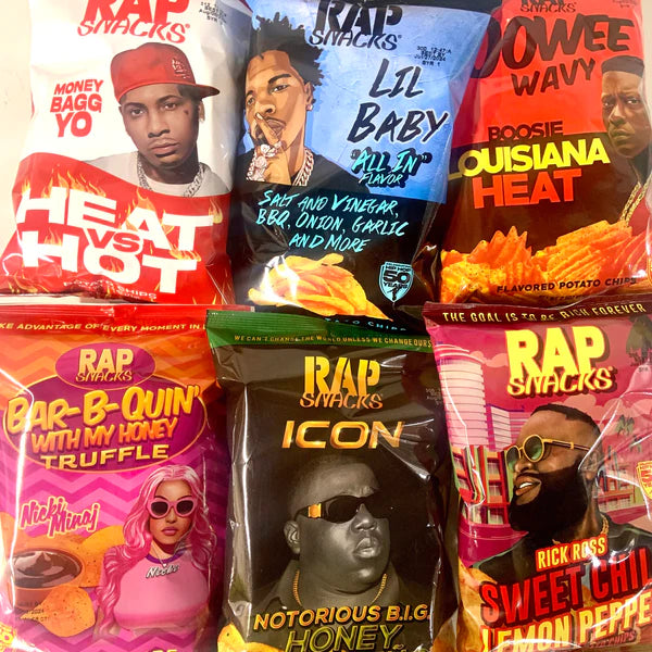 Rap Snacks Potato Chips 24 x 71g | American Rapper Snacks