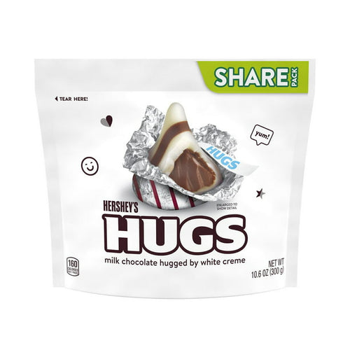 Hershey's Hugs Milk Chocolate Kisses (8 x 300g)