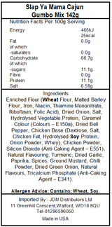 Walker & Sons Slap Ya Mama Cajun Gumbo Mix (12 x 142g)