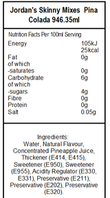 Skinny Piña Colada Mix (6 x 946ml)