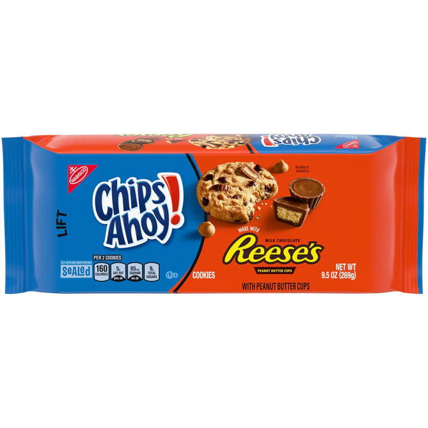 Nabisco Chips Ahoy! Original & Reese's Peanut Butter Cup Cookies (12 x 269g)