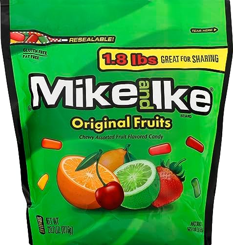 Mike & Ike Original Fruit Bulk Bag (6 x 2.04kg)