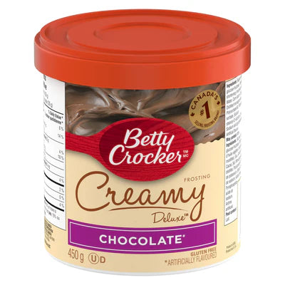 Betty Crocker Creamy Deluxe Chocolate Frosting (12 x 450g)