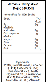 Skinny Mojito Mix (6 x 946ml)