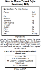 Walker & Sons Slap Ya Mama Taco & Fajita Seasoning (6 x 141g)
