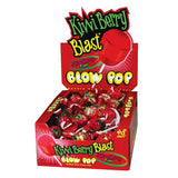 Charms Blow Pops Lollipop 48 Count | Kiwi Berry Blast Flavoured (1 x 48ct)