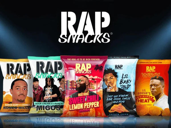 Rap Snacks Potato Chips 24 x 71g | American Rapper Snacks
