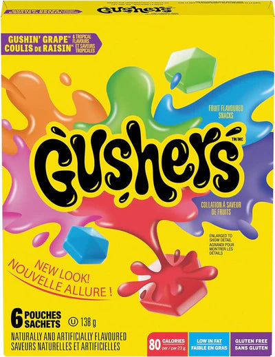 Betty Crocker Grape Gushers (10 x 138g)