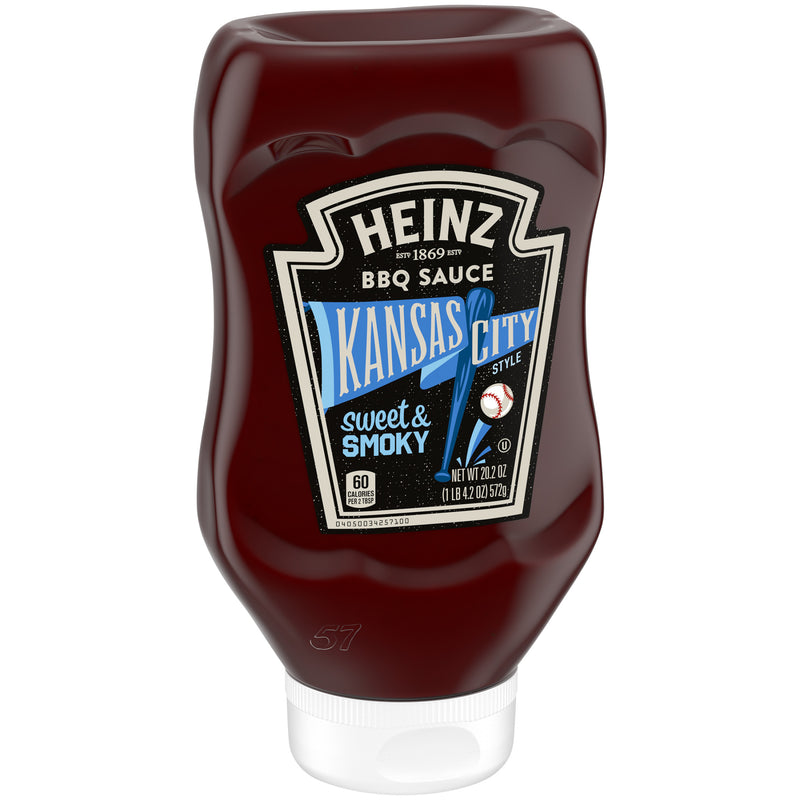 Heinz BBQ Sauce Kansas City Sweet & Smoky (6 x 527g)