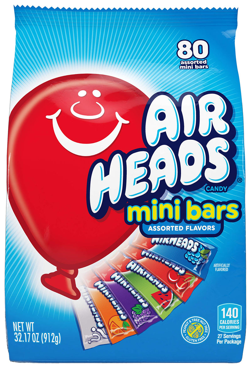 Airheads Bulk Mini Bars Assorted (1 x 912g)