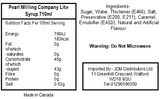 Pearl Milling Pancake Lite Syrup (12 x 710ml)