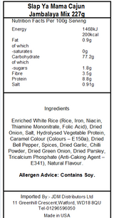 Walker & Sons Slap Ya Mama Cajun Jambalaya Mix (12 x 227g)