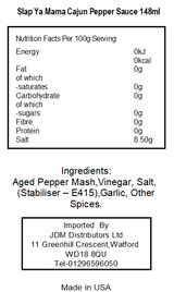Walker & Sons Slap Ya Mama Cajun Pepper Sauce (12 x 148ml)
