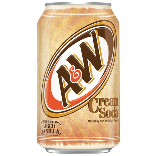 A & W Cream Soda (24 x 355ml)