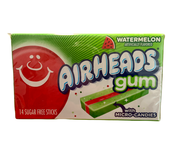 Airheads Watermelon Gum (12 x 33g)