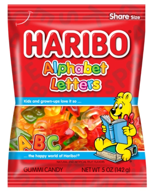 Haribo Alphabet Letters Bag (12 x 142g)