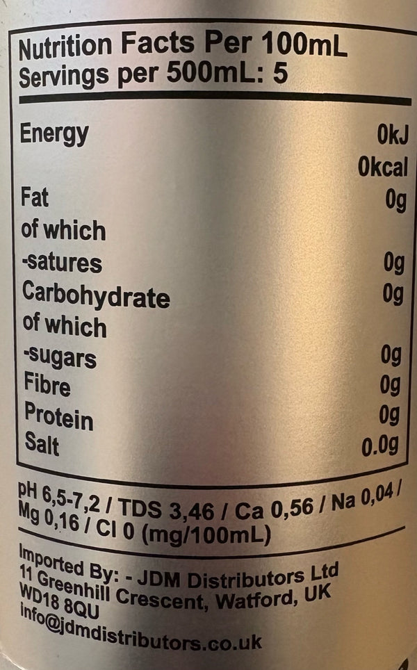 RainForest Water Aluminium Bottle (12 x 500ml)