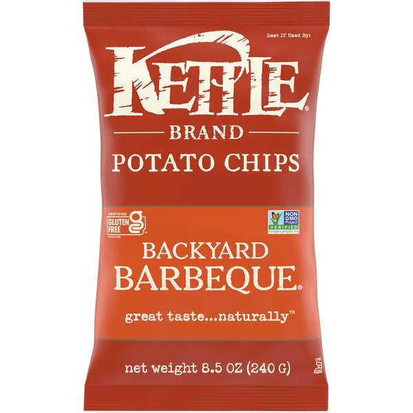 Kettle Backyard Barbeque Potato Chips (15 x 141g)