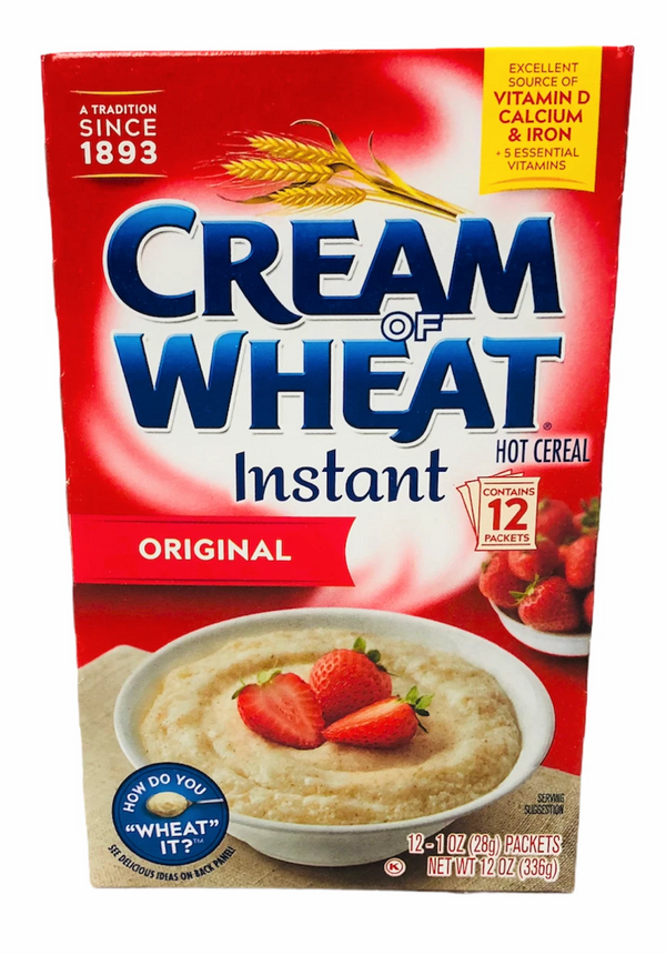 Cream of Wheat Instant Original Flavour Hot Cereal (12 x 336g)