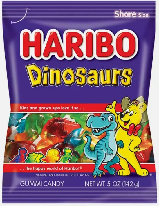 Haribo Dinosaurs Bag (12 x 142g)
