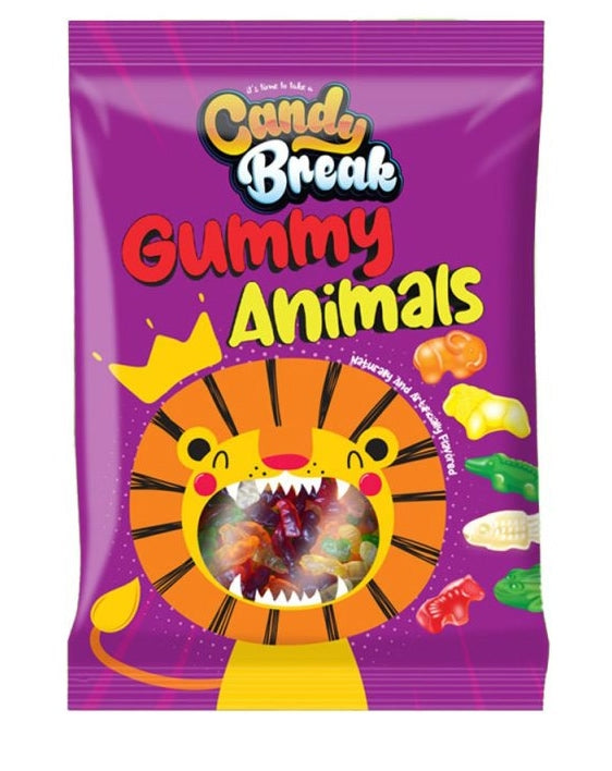 Halal Candy Break Gummy Animals Bag (12 x 113g)