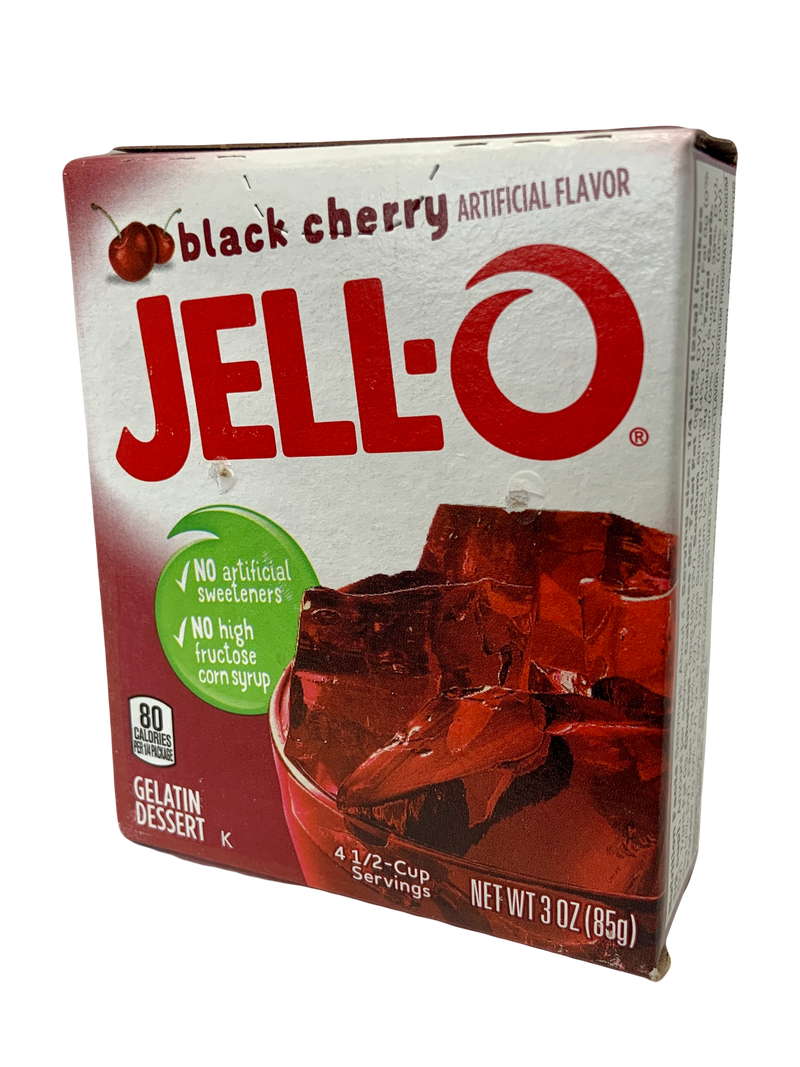 Jell-O Gelatin Black Cherry Dessert (24 x 85g)