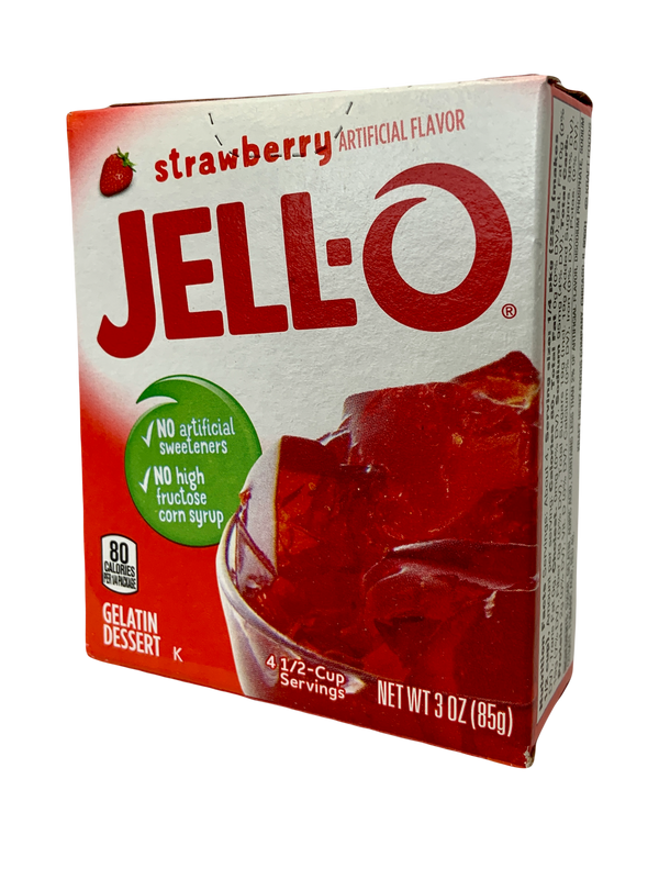 Jello Gelatin Strawberry (24 x 85g)