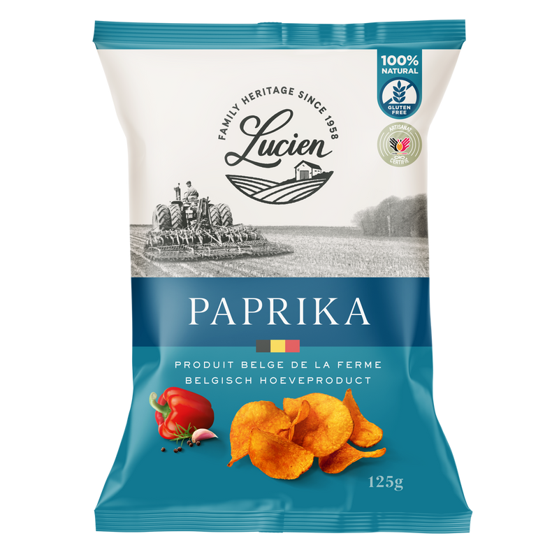Lucien Paprika Chips (20 X 125g)