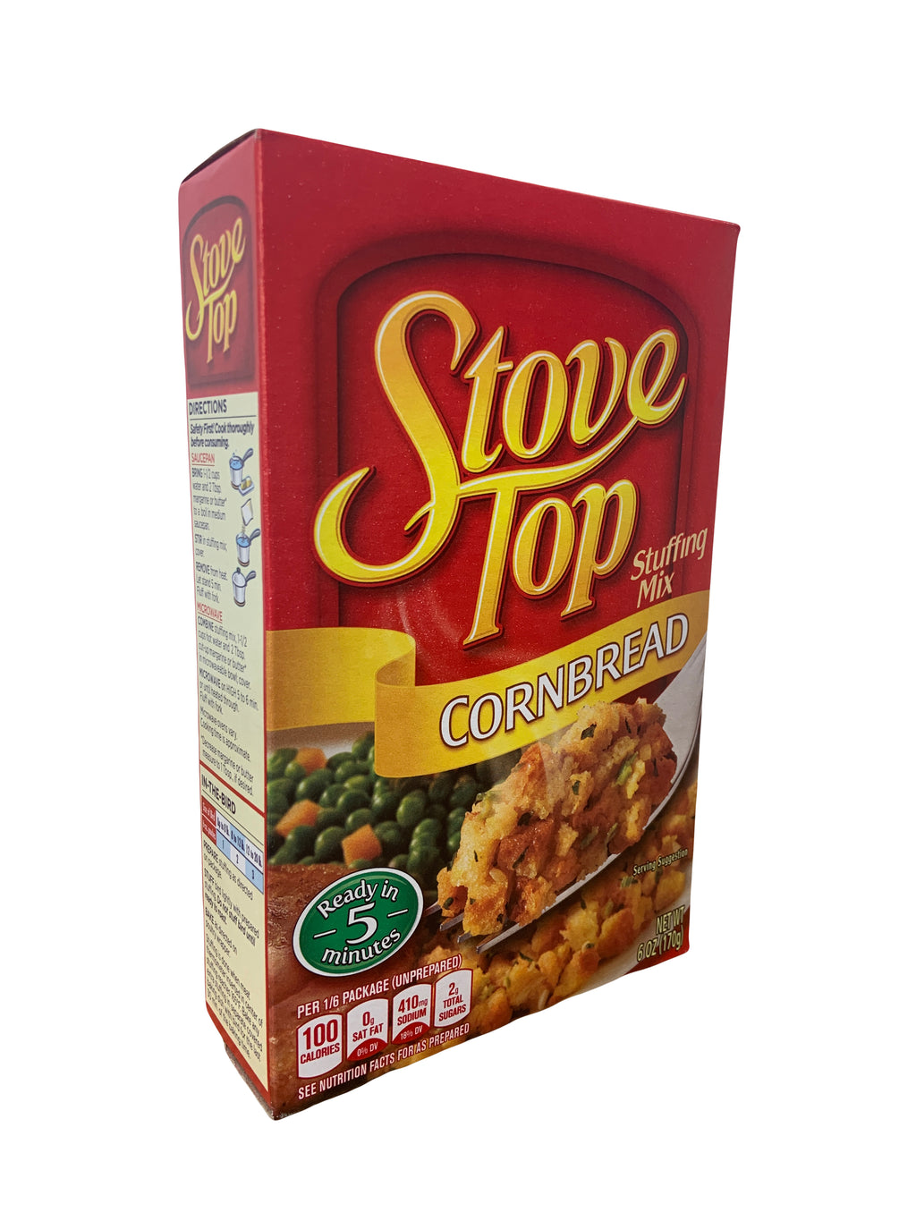 Stove Top Stuffing Mix Cornbread 6 Oz (Pack of 4)