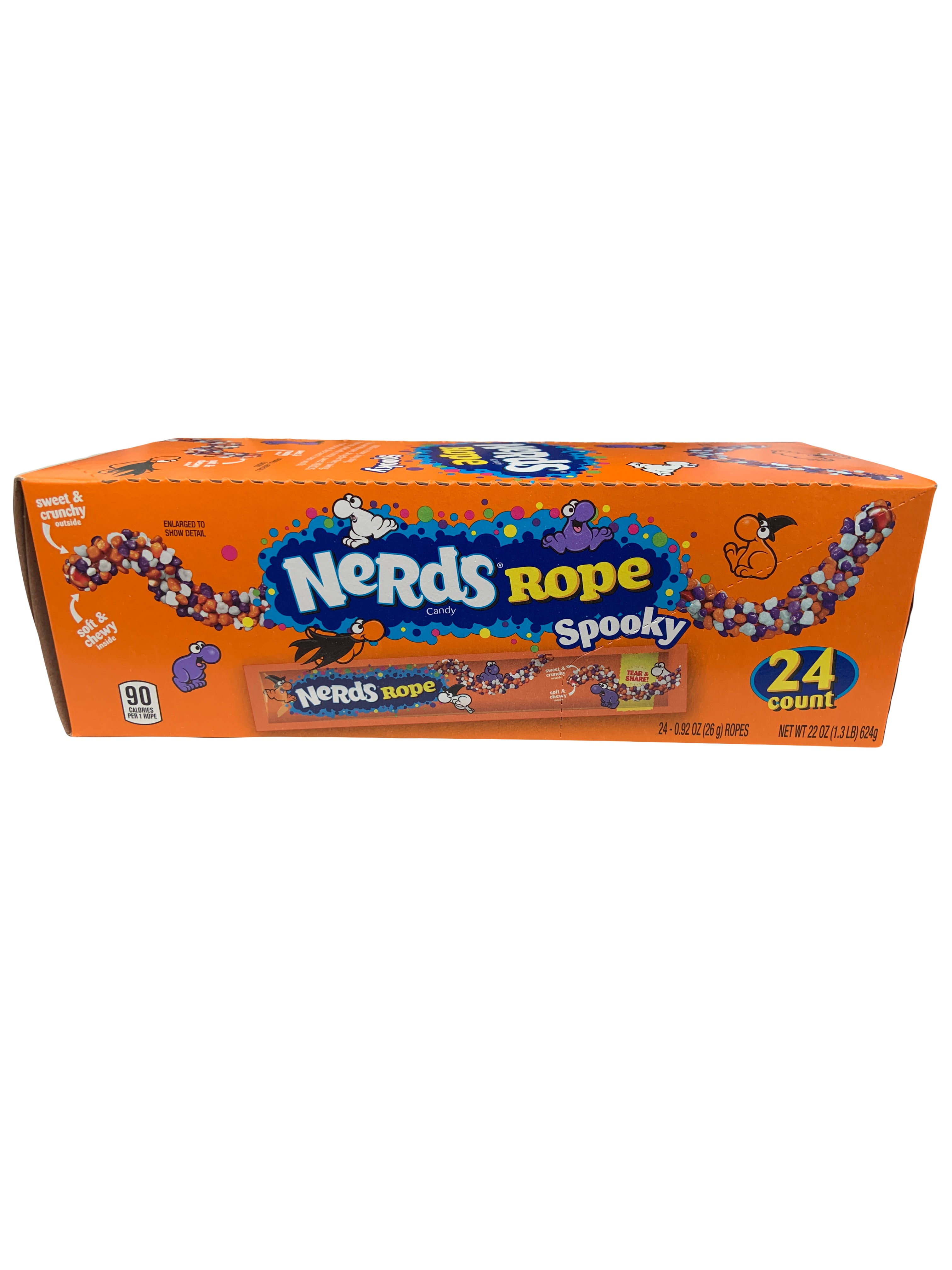 Gray Nerd Rope Nerds Ropes Spooky Soft & Chewy Candy (24 x 26g) – JDM Distributors Ltd