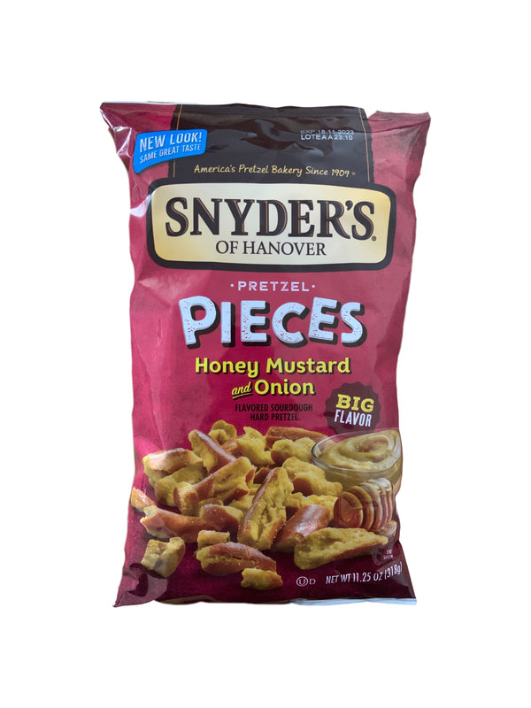 Snyder's Pretzel Pieces Honey Mustard & Onion (12 x 340g)