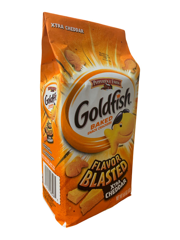 Pepperidge Farms Goldfish Flavour Blasted XTRA Cheddar Baked Snack Crackers (24 x 187g)