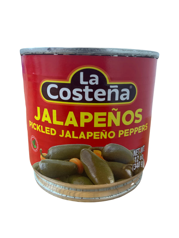 La Costena Jalapenos Pickled Peppers (12 x 340g)