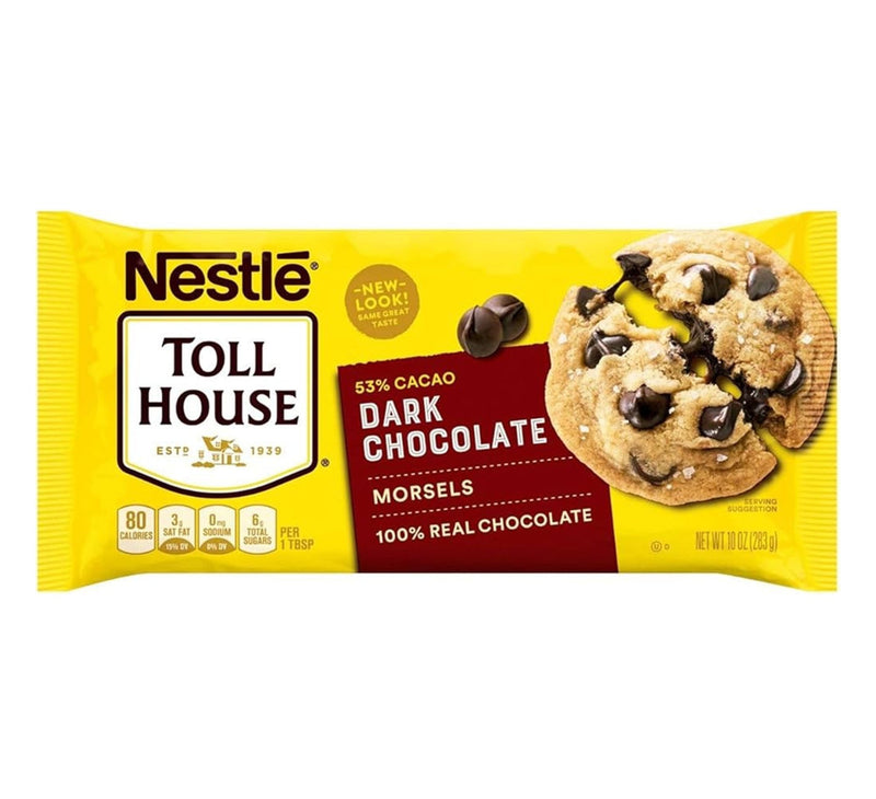 Nestle Toll House Dark Chocolate Morsels (12 x 283g)