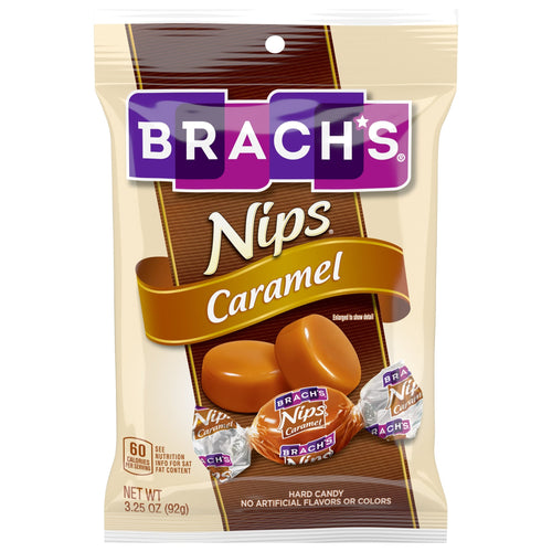 Brach's Nips Caramel Hard Candy (12 x 92g)