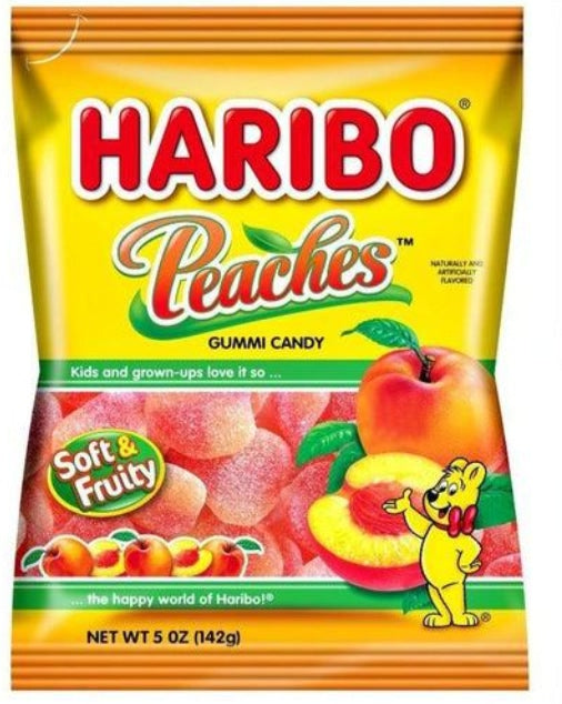 Haribo Peaches Bag (12 x 142g)