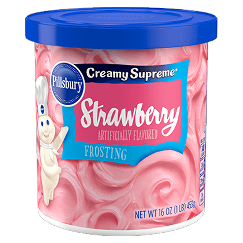 Pillsbury Creamy Supreme Strawberry Frosting (8 x 442g)
