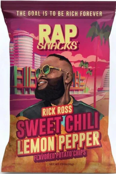 Rap Snacks Potato Chips 24 x 71g | American Rapper Snacks