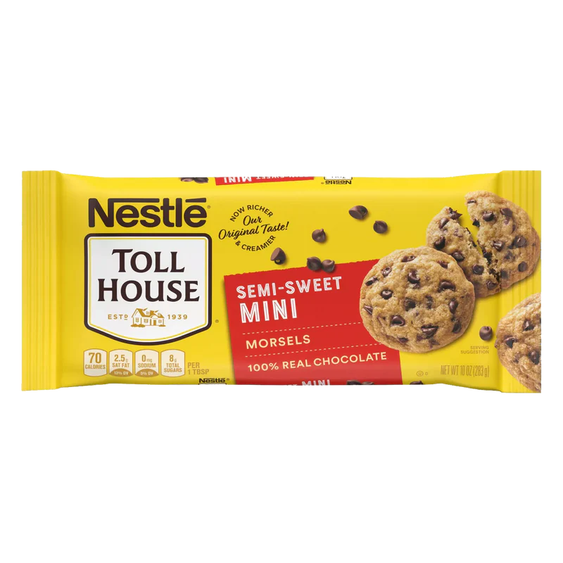 Nestle Toll House Semi Sweet Mini Morsels (12 x 283g)