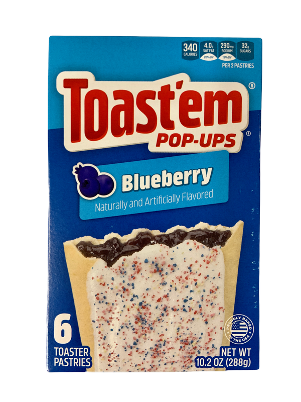 Toast'em Pop-Ups Frosted Blueberry Fruit Pastries (12 x 288g)