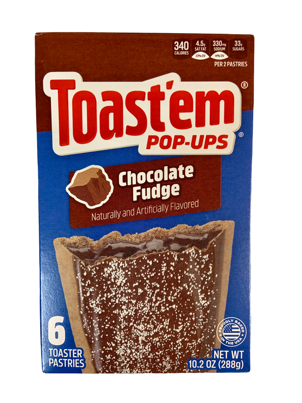 Toast'em POP-UPS - Frosted Chocolate Fudge 10.2oz (12 x 288g)