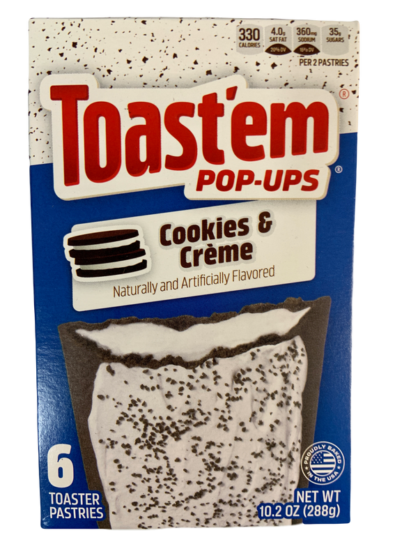 Toast'em POP-UPS - Frosted Cookies & Creme (12 x 288g)