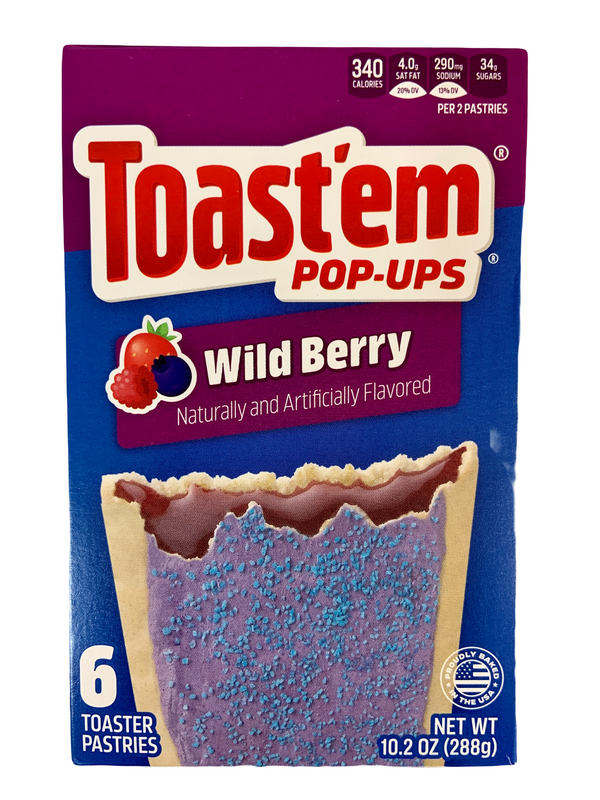 Toast'em POP-UPS - Frosted Wild Berry (12 x 288g)