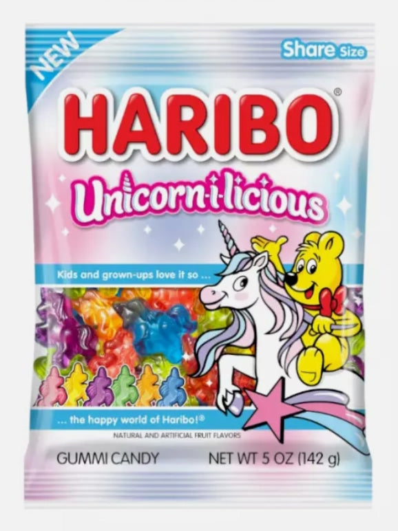Haribo Unicorn-i-licious Bag (12 x 142g)