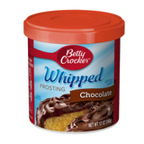 Betty Crocker Frosting Whipped Chocolate (8 x 340g)